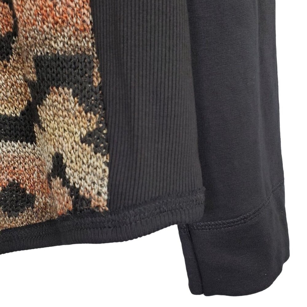 Modo Doc XL Top Southwestern Desert Tribal Knit Front Pattern Casual Pullover - Picture 5 of 7